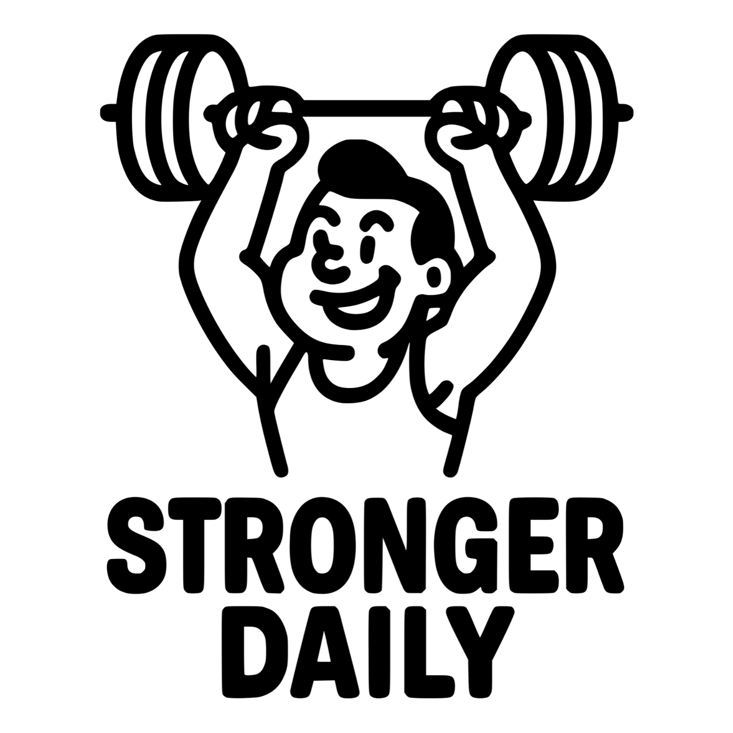 Stronger Daily - Digital File - XCS Friendly Digital My Custom Designs PNG