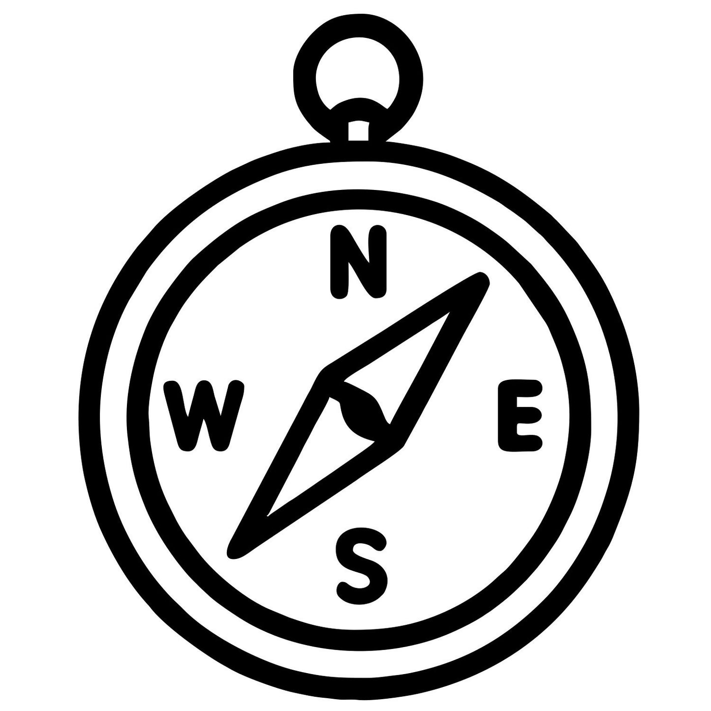 Compass Sketch - Digital File - XCS Friendly Digital My Custom Designs PNG