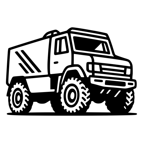 Dakar Rally Truck - Digital File - XCS Friendly Digital My Custom Designs PDF