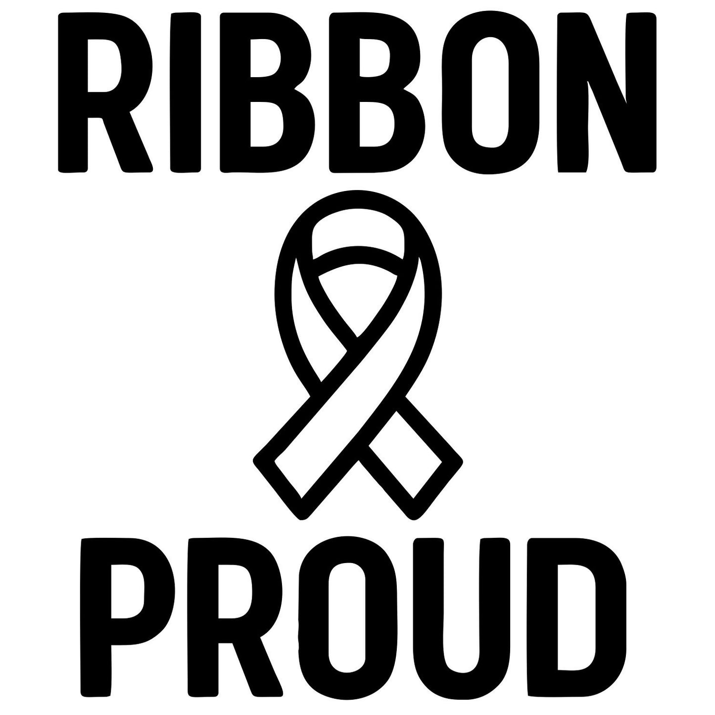 Ribbon Proud - Digital File - XCS Friendly Digital My Custom Designs PNG
