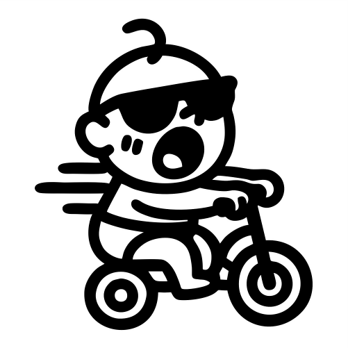 Funny Born To Be Wild - Digital File - XCS Friendly Tumbler My Custom Designs PNG