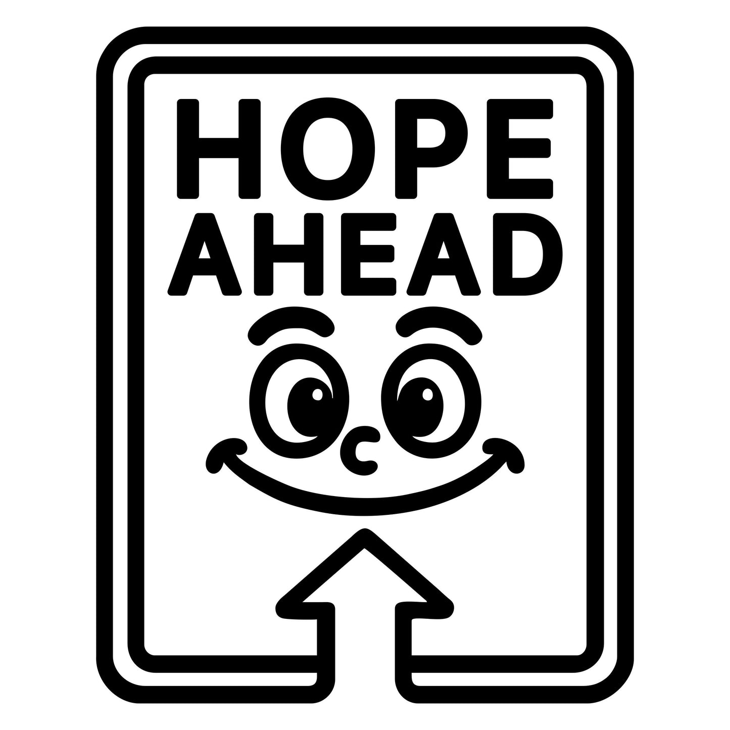 Hope Ahead - Digital File - XCS Friendly Digital My Custom Designs PNG