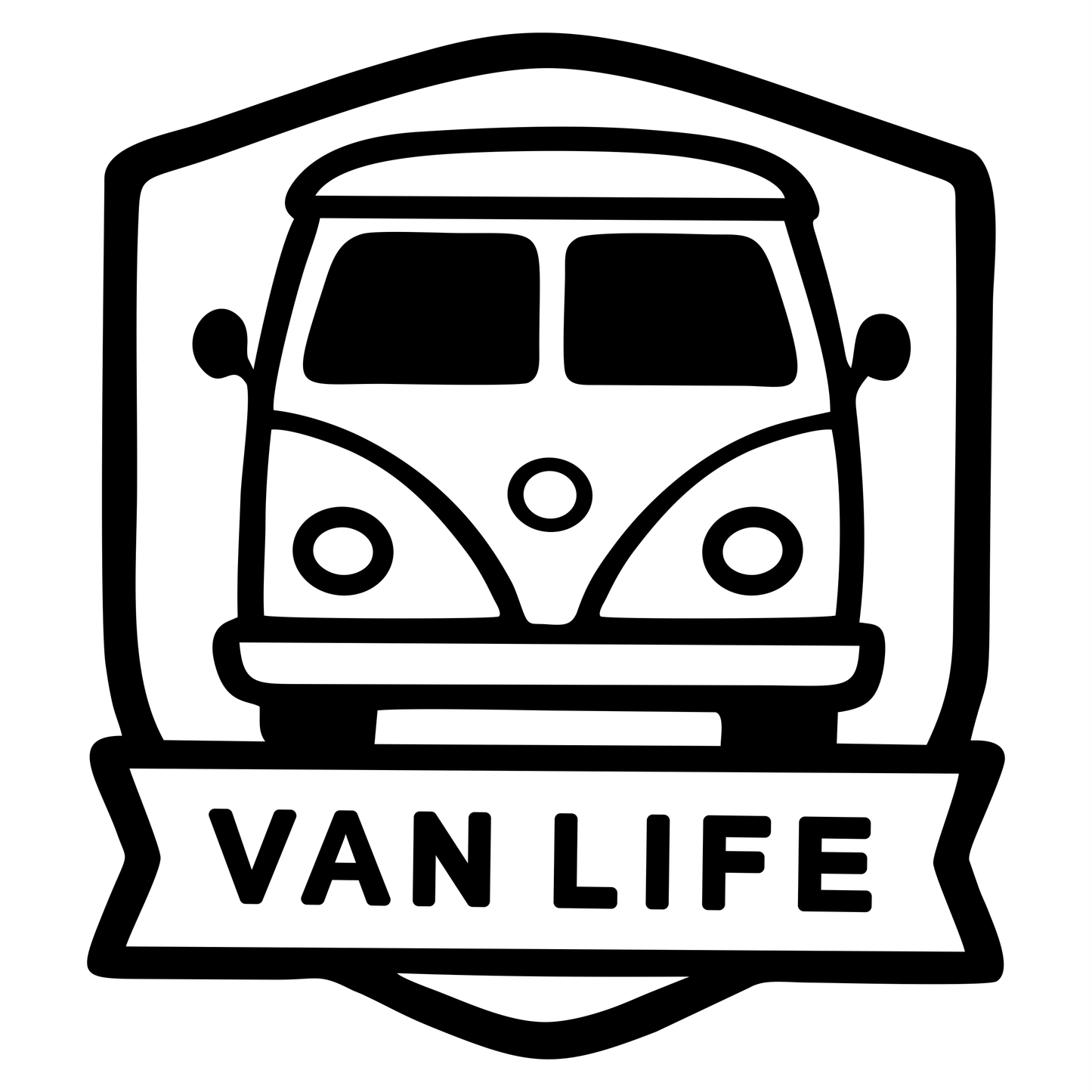 Funny Van Life - Digital File - XCS Friendly Digital My Custom Designs PNG