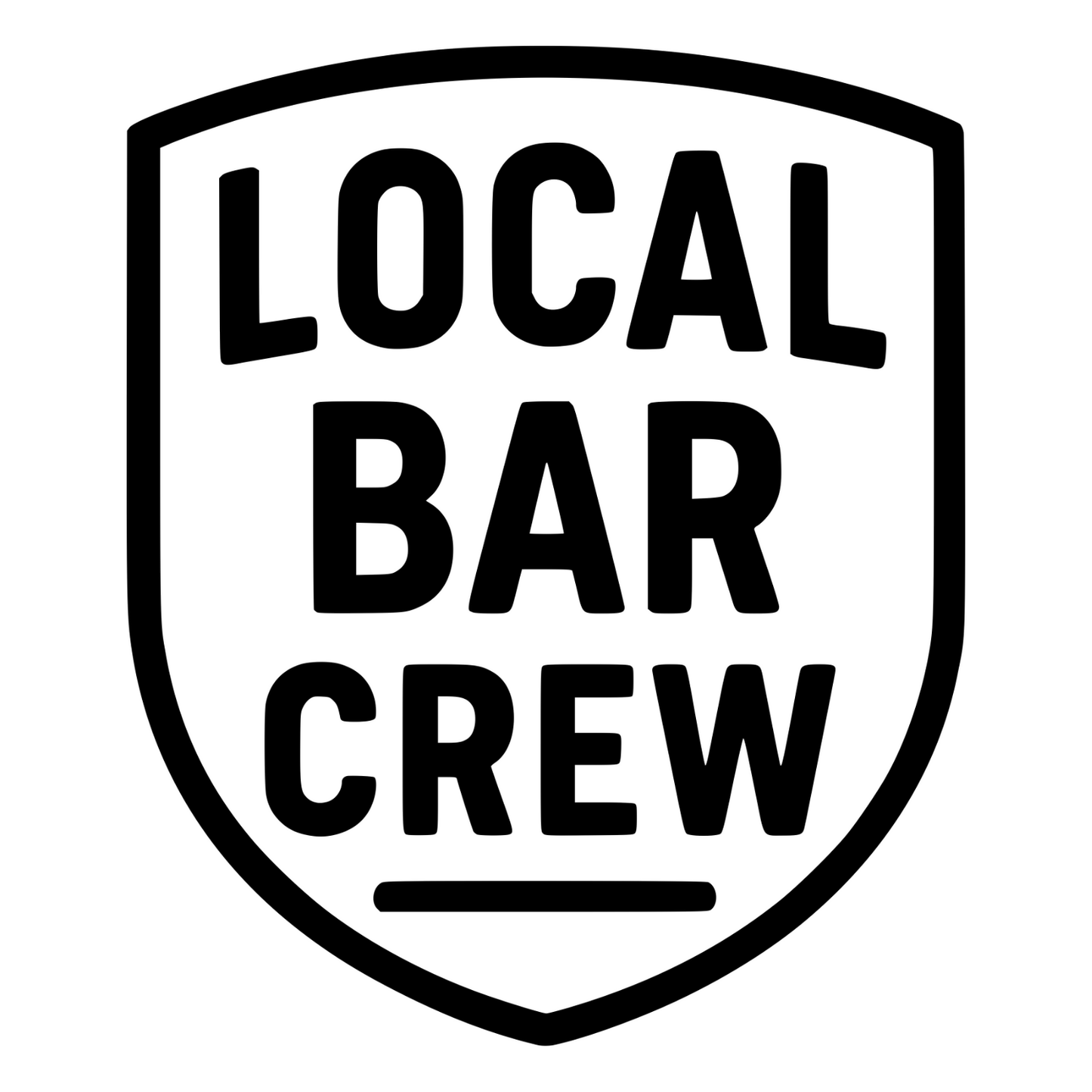 Local Bar Crew Badge - Digital File - XCS Friendly Tumbler My Custom Designs PNG