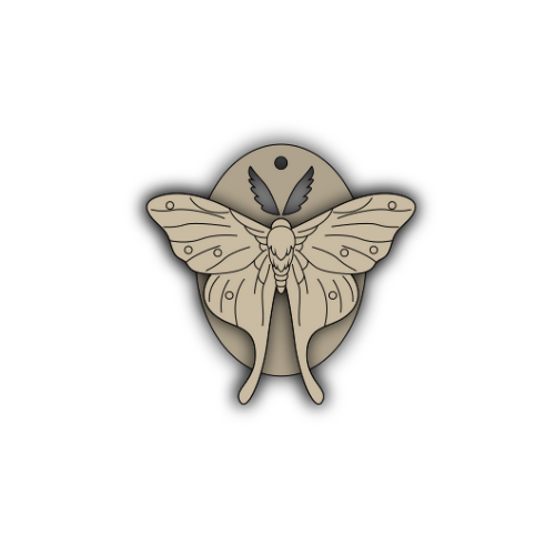 Butterfly Keychain 2 Layers- - Digital File Layered Designs My Custom Designs SVG