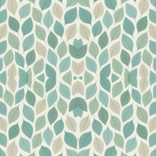 Minimal and Modern - Simplistic Modern Leaves With Transparent Layers - Pattern - Digital File Digital My Custom Designs PDF
