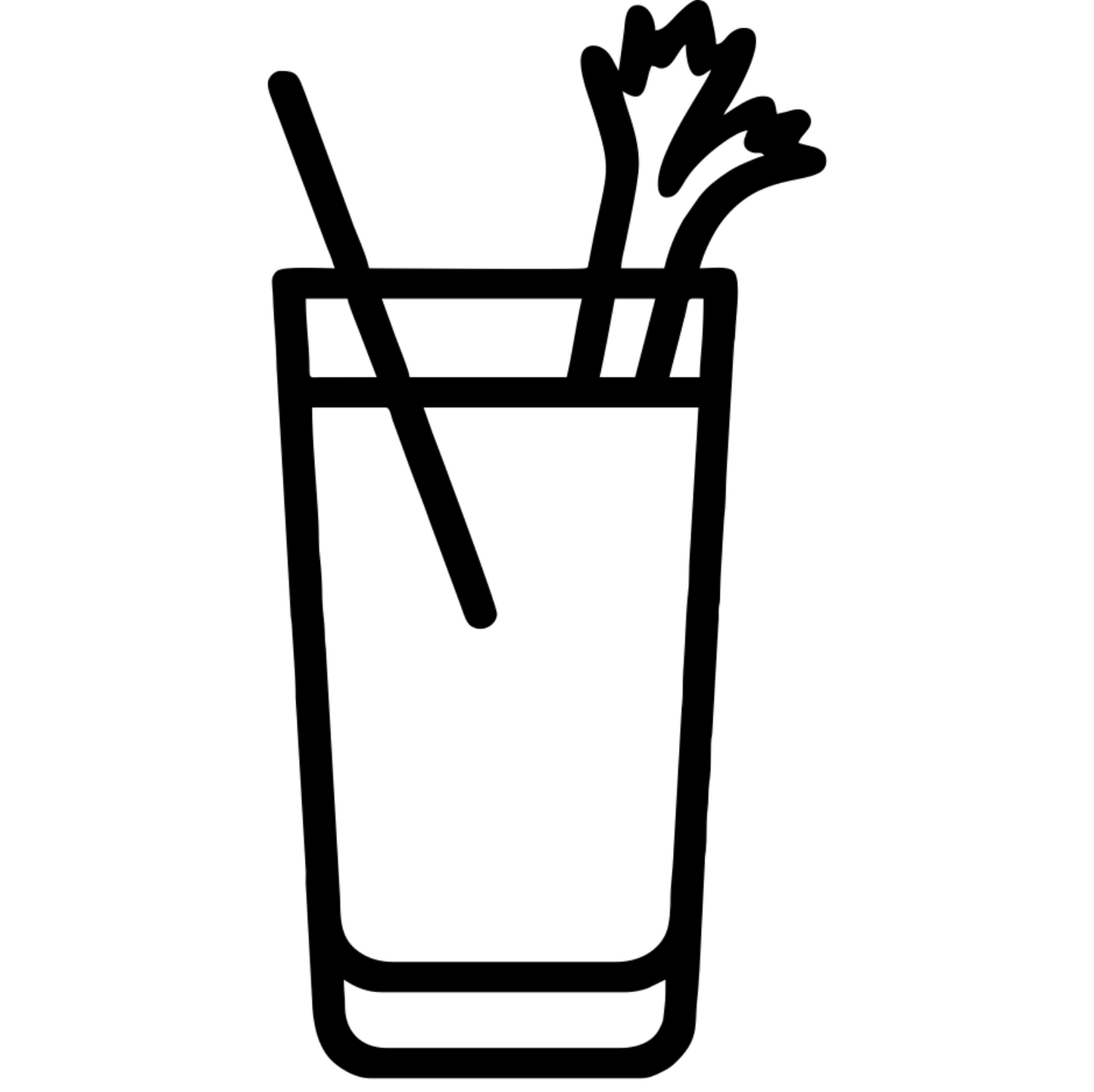 Bloody Mary With Celery Stick - Digital File - XCS Friendly Tumbler My Custom Designs PNG