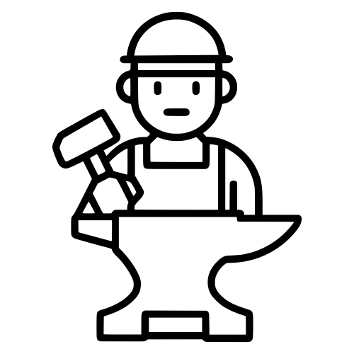 NPC Blacksmith Anvil - Digital File - XCS Friendly Digital My Custom Designs PDF