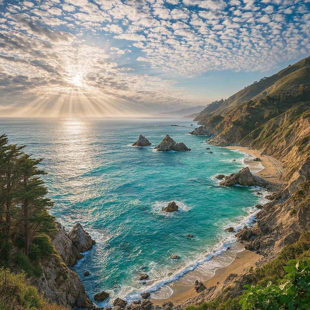 Pfeiffer Burns State Park - Big Sur - California United States - Rendered - Digital File Digital My Custom Designs PDF