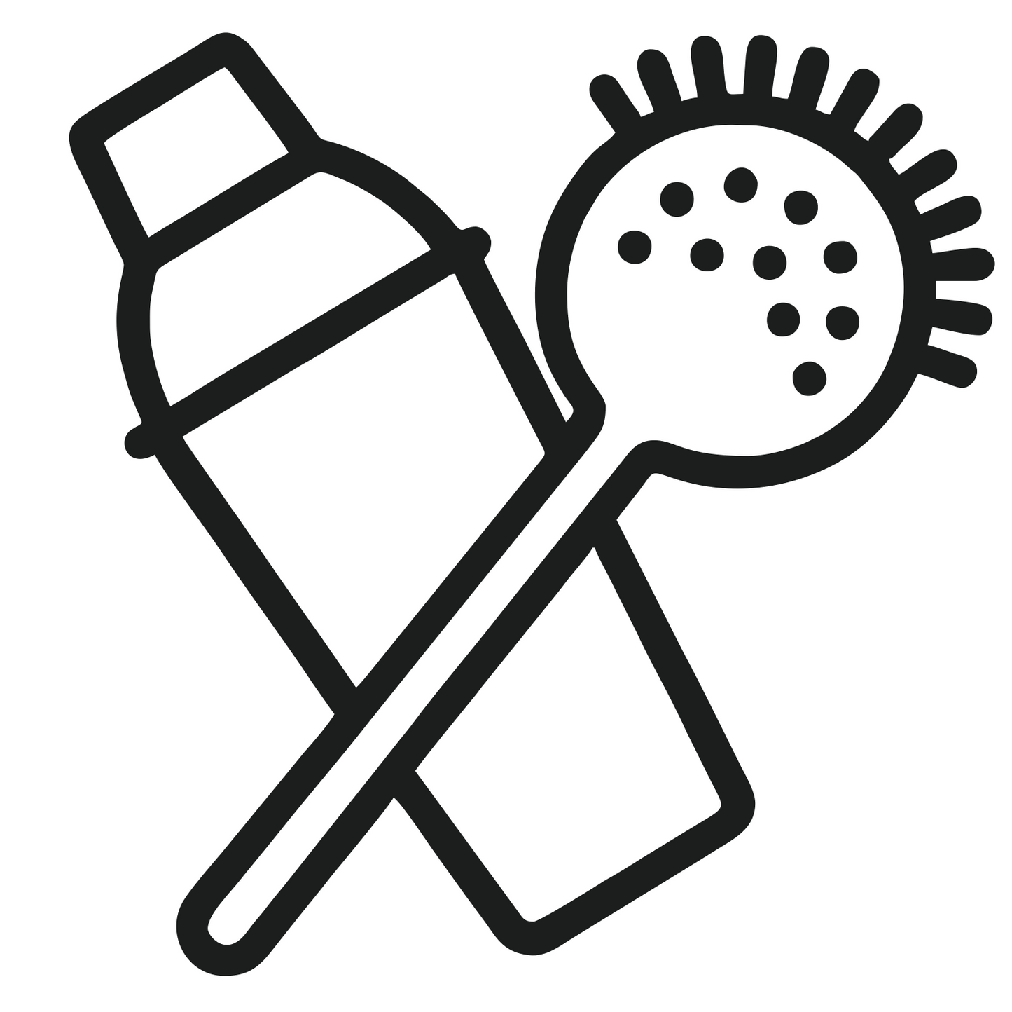 Bar Tools Crossed Shaker Plus Strainer - Digital File - XCS Friendly Digital My Custom Designs PNG
