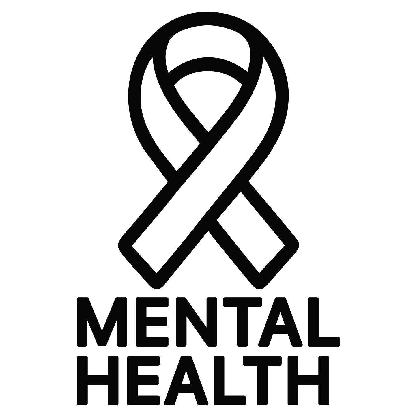 Green Ribbon Mental Health - Digital File - XCS Friendly Digital My Custom Designs PNG