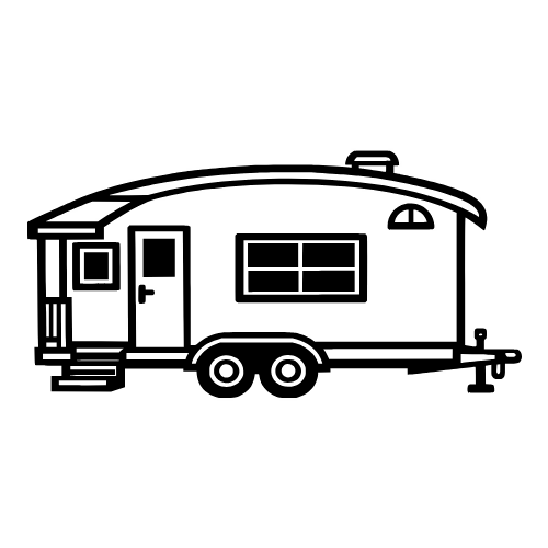 Camper-Style Tiny Home - Vector Graphics - Digital File Digital My Custom Designs PDF