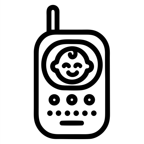 Baby Monitor Design - Digital File - XCS Friendly Tumbler My Custom Designs PNG