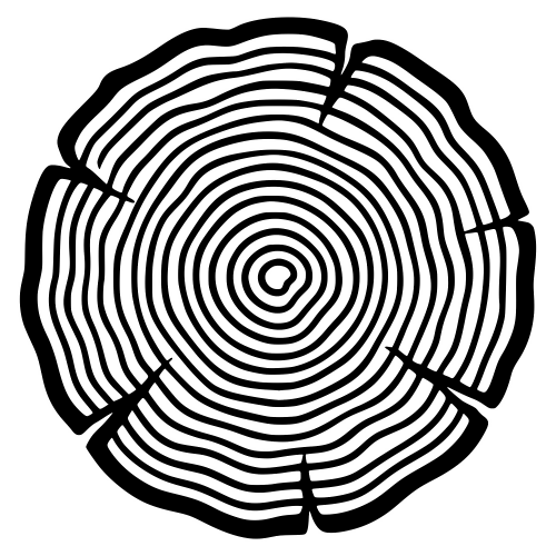 Tree Ring Pattern - Digital File - XCS Friendly Digital My Custom Designs PDF