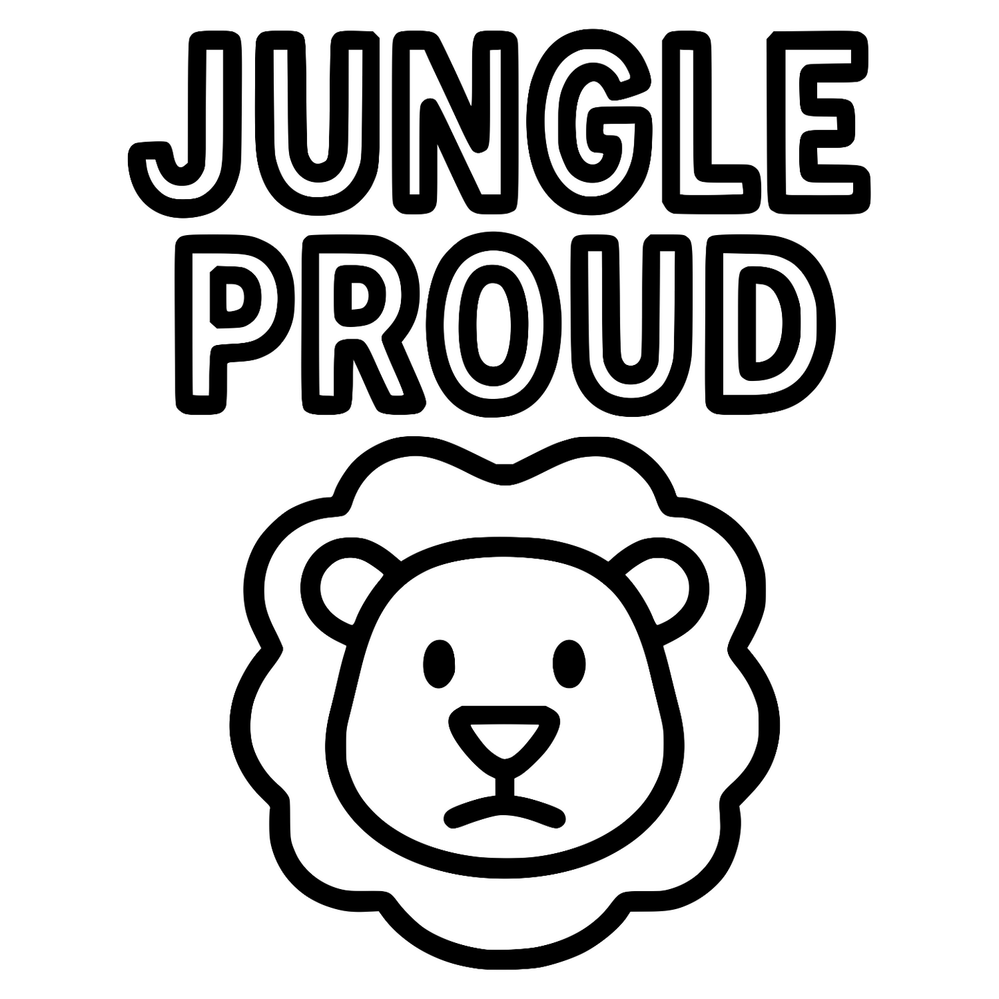 Jungle Proud - Digital File - XCS Friendly Digital My Custom Designs PNG