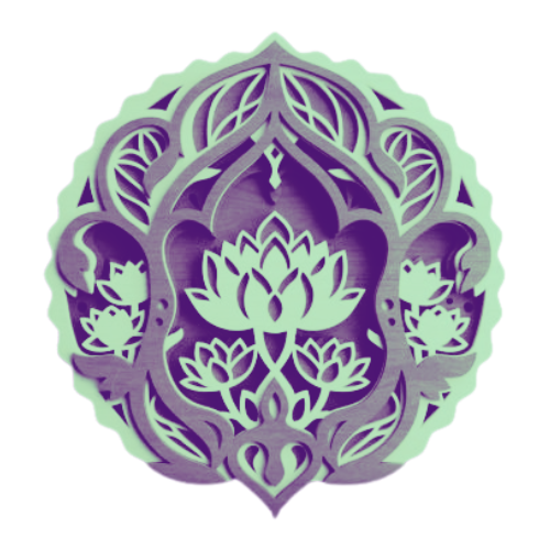 Layered Mandala Wall Art decoration My Custom Designs Teal
