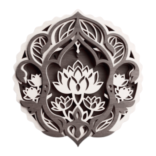 Layered Mandala Wall Art decoration My Custom Designs Midnight