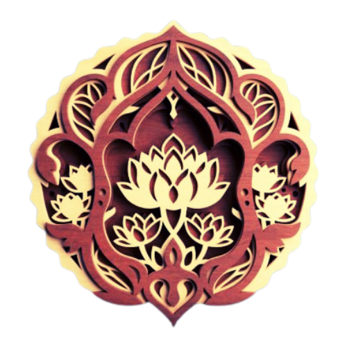 Layered Mandala Wall Art decoration My Custom Designs Rust