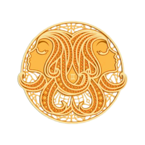 Layered Zodiac Wall Art Gemini decoration My Custom Designs Hide 12"