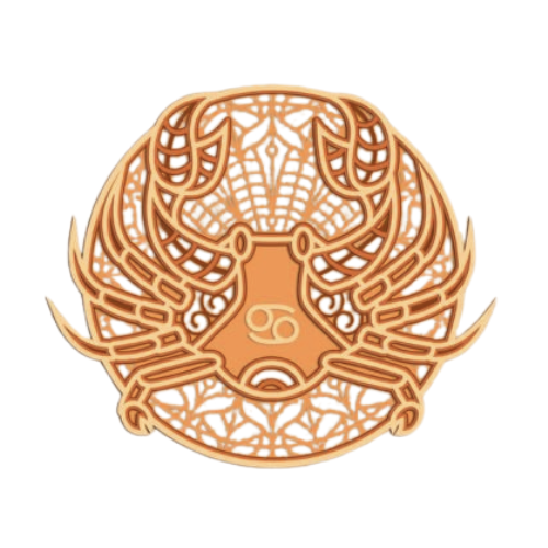 Layered Zodiac Wall Art Cancer decoration My Custom Designs