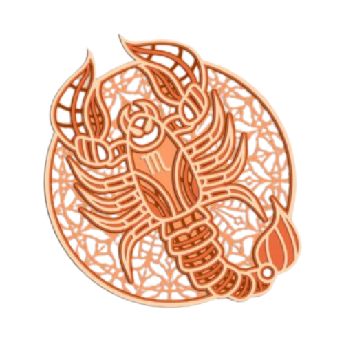 Layered Zodiac Wall Art Scorpio decoration My Custom Designs