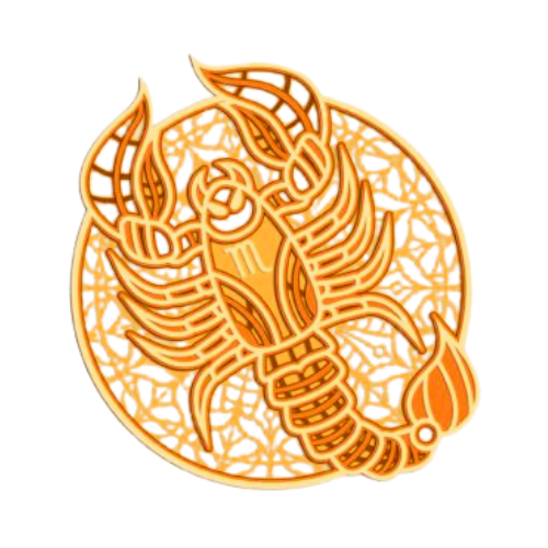 Layered Zodiac Wall Art Scorpio decoration My Custom Designs Hide 12"