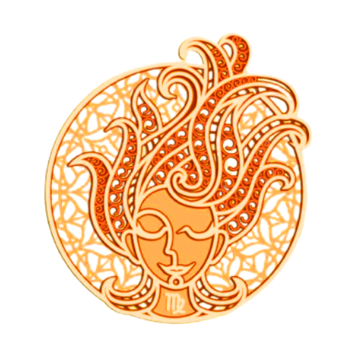 Layered Zodiac Wall Art Virgo decoration My Custom Designs