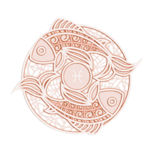 Layered Zodiac Wall Art Pisces decoration My Custom Designs Off White 12"