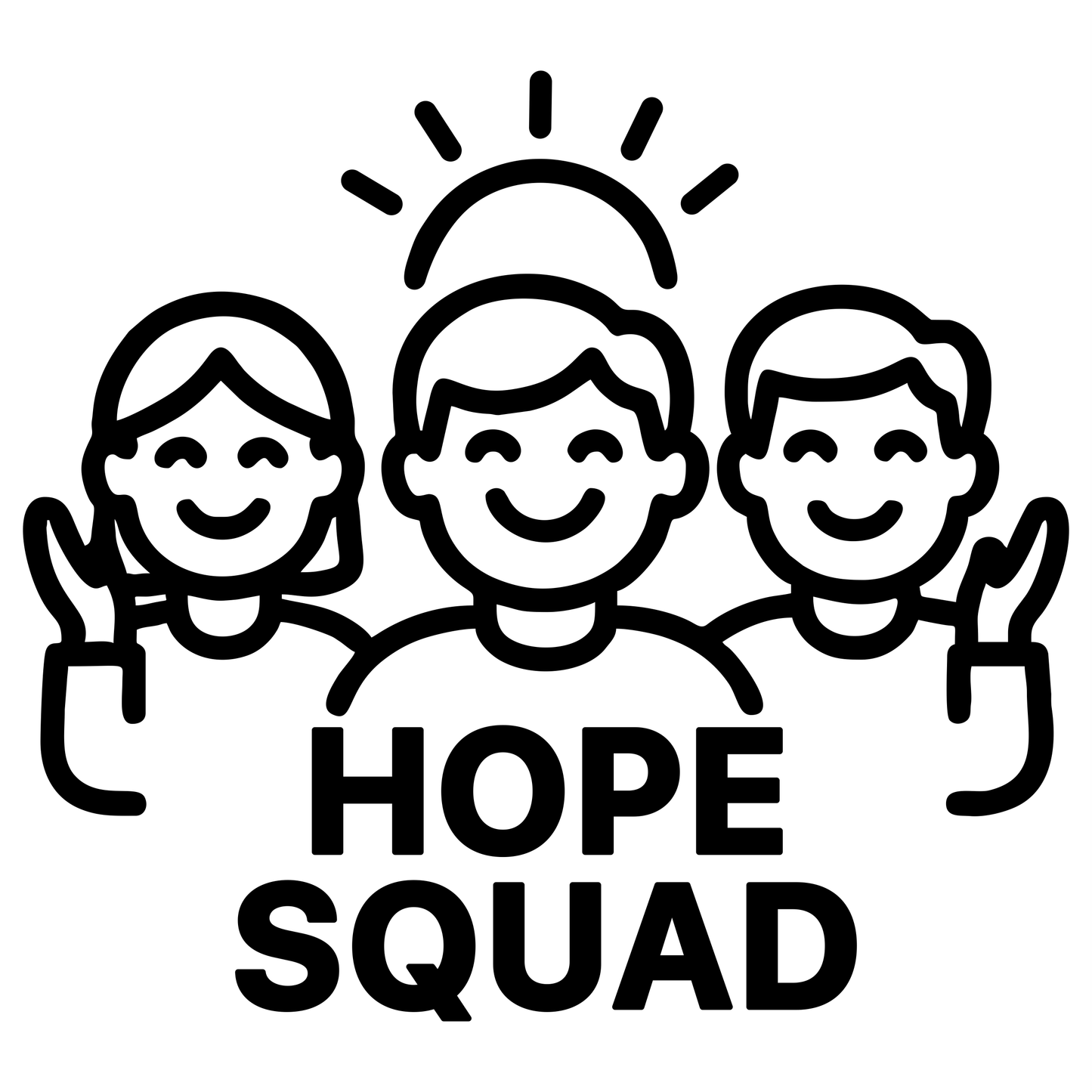 Funny Hope Squad - Digital File - XCS Friendly Digital My Custom Designs PNG