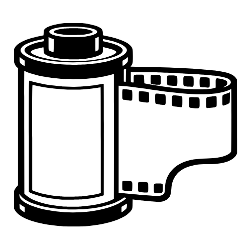 Film Canister Sketch - Vector Graphics - Digital File