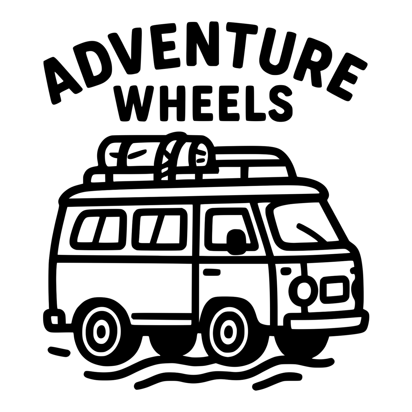 Funny Adventure Wheels - Digital File - XCS Friendly Digital My Custom Designs PNG