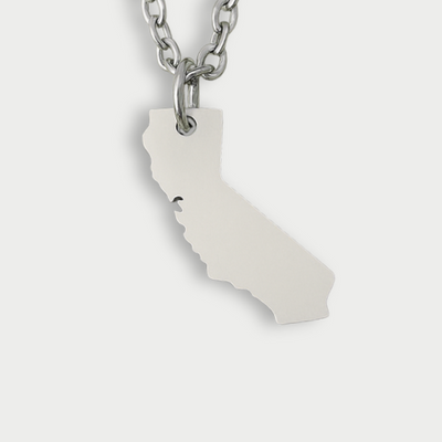 Personalized California Pendant Necklace Jewelry My Custom Designs