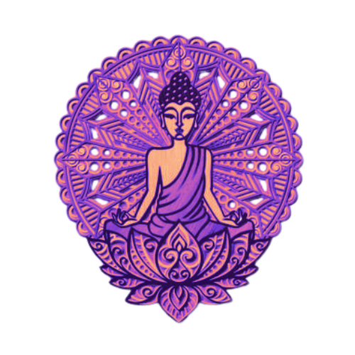 Layered Mandala Wall Décor decoration My Custom Designs Hot Pink 12"