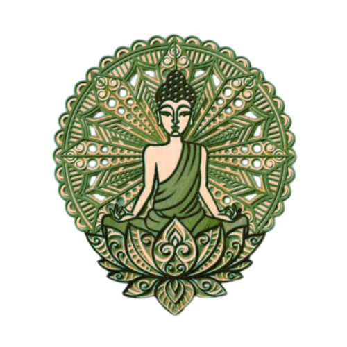 Layered Mandala Wall Décor decoration My Custom Designs Green 12"