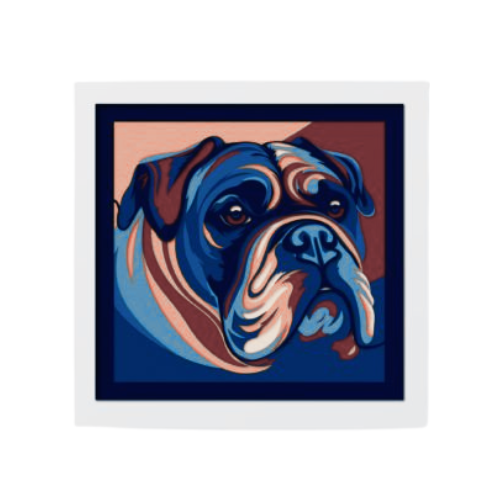 Custom Layered Dog Boxer Shadow Box My Custom Designs Orange Included 12"