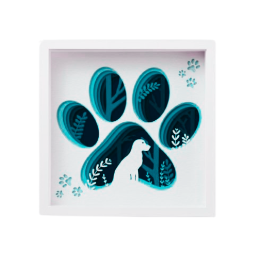 Custom Cat / Dog Layered Shadow Box decoration My Custom Designs