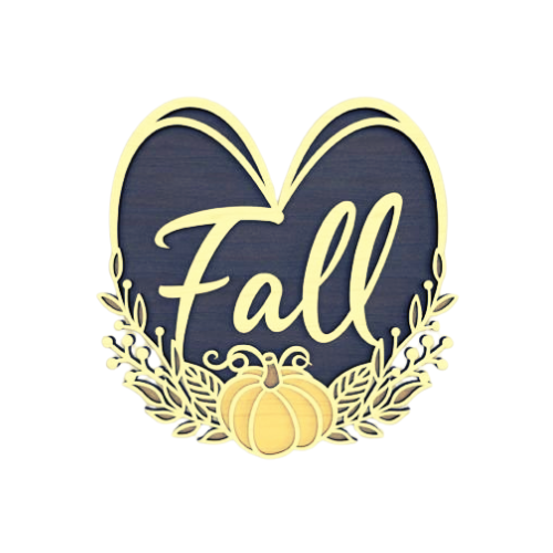 Layered Fall Season Home Décor decoration My Custom Designs Yellow 12"