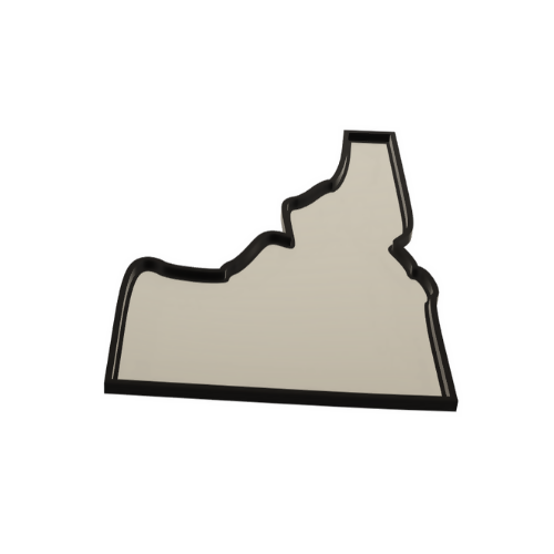 Idaho Wall Lightbox - United States - 3D Print File - Digital File Digital My Custom Designs