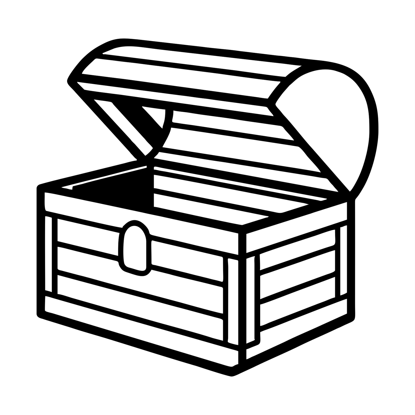 Toy Chest Sketch - Digital FIle - XCS Friendly My Custom Designs PNG
