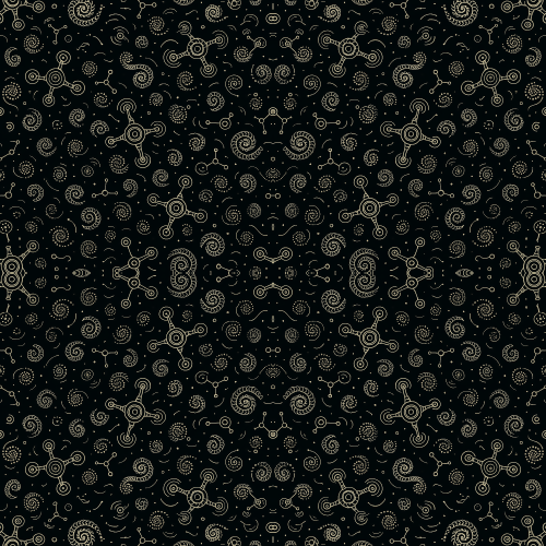 Technology and Digital - Space Age Microdrones In Fractal Motion - Pattern - Digital File Digital My Custom Designs PDF