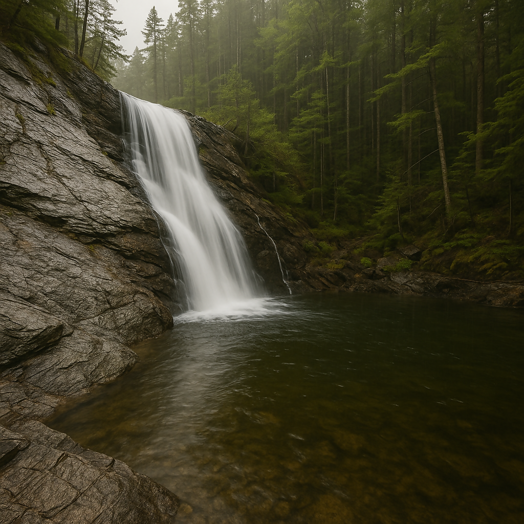 Laverty Falls - Fundy National Park - New Brunswick Canada - Rendered - Digital File Digital My Custom Designs PDF