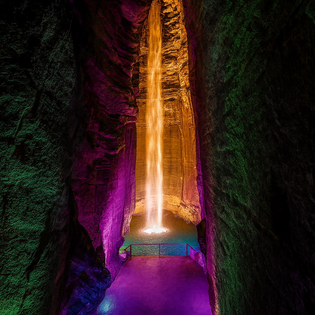 Ruby Falls - Tennessee United States - Rendered - Digital File Digital My Custom Designs PDF