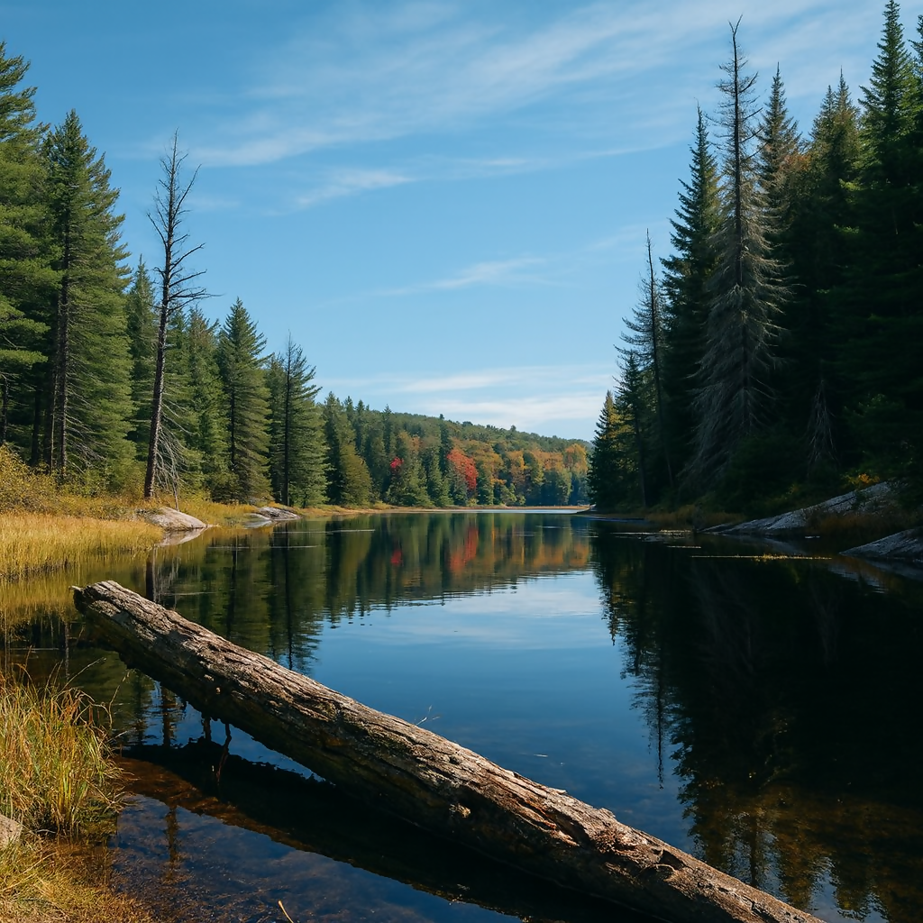 Algonquin Provincial Park - Ontario Canada - Rendered - Digital File Digital My Custom Designs PDF