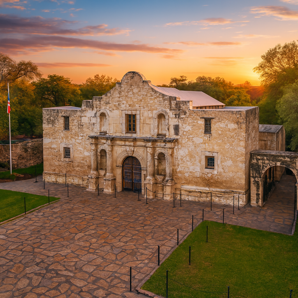 The Alamo - Texas United States - Rendered - Digital File Digital My Custom Designs PDF