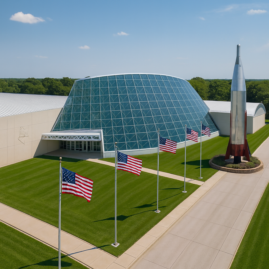 Strategic Air Command and Aerospace Museum - Nebraska United States - Rendered - Digital File Digital My Custom Designs PDF