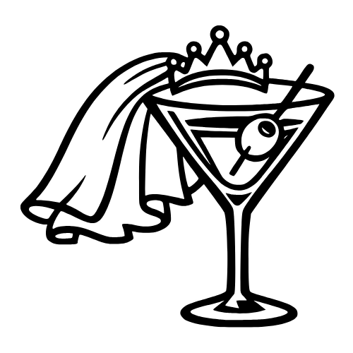 Bride Martini Design - Digital File - XCS Friendly Digital My Custom Designs PDF