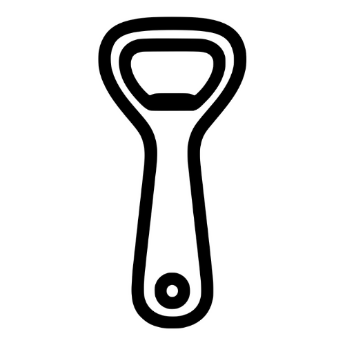 Bottle Opener Silhouette - Digital File - XCS Friendly Tumbler My Custom Designs PNG