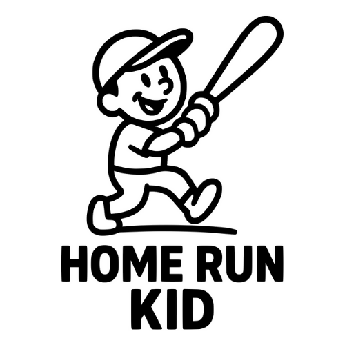 Funny Home Run Kid - Digital File - XCS Friendly Tumbler My Custom Designs PNG