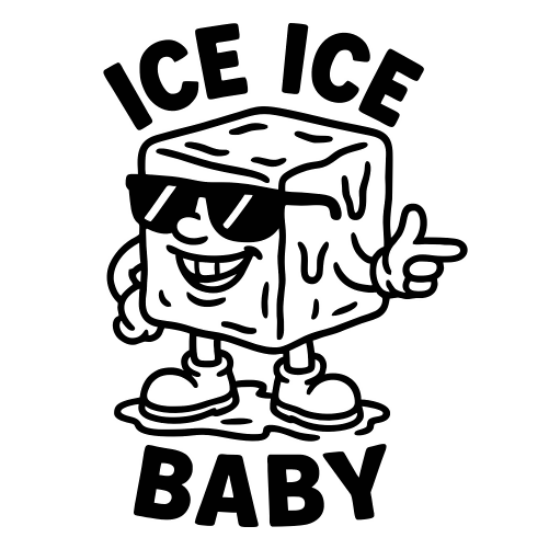 Ice Ice Baby - Digital File - XCS Friendly Digital My Custom Designs PDF