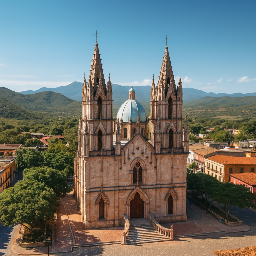 Church of the Holy Timber (Iglesia de Santo Madero) - Coahuila Mexico - Rendered - Digital File Digital My Custom Designs PDF